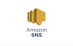 Receive notifications through your Amazon SNS topics.