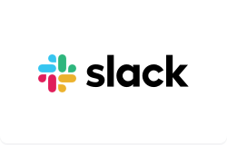 Receive notifications in any number of Slack channels.